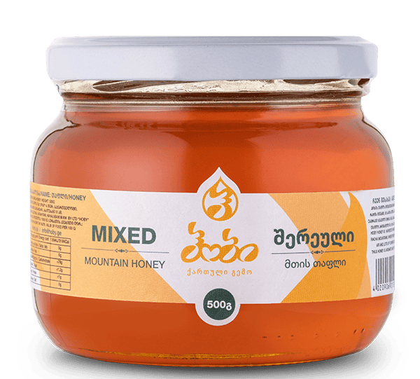 500G Mixed honey (Jar)